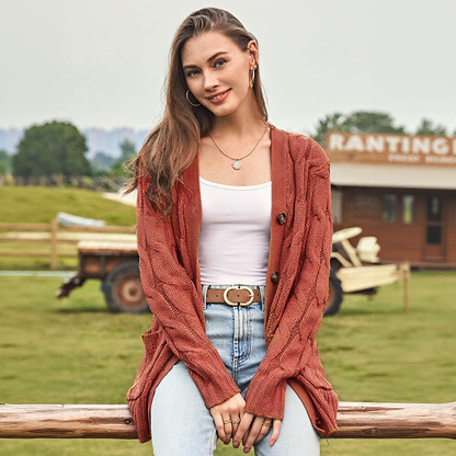 Damhösttröja i midimodell 🧥 – Kan bäras över en t-shirt eller under en kappa, perfekt för kontoret och brunchen 💼