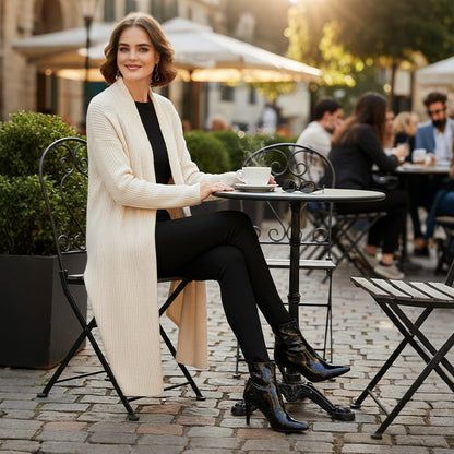 Kvinnors höga midja smala stretch varma magra jeans