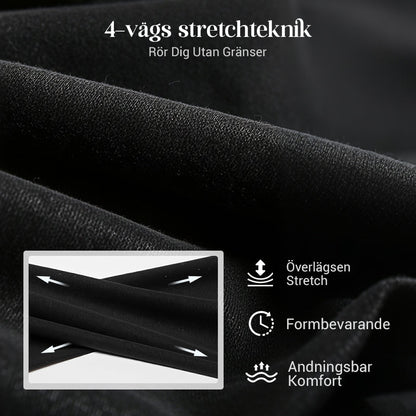 Kvinnors höga midja smala stretch varma magra jeans