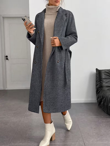 Ikonisk Beige Trenchcoat - Tidløs Elegance til Enhver Anledning