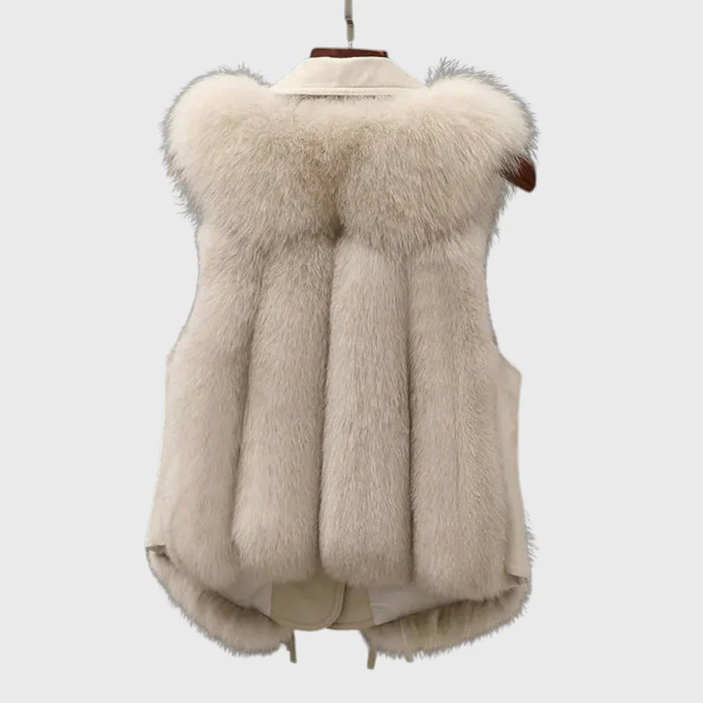 Noreva Faux Fur Vest – Luxuriøs Vinter Elegance