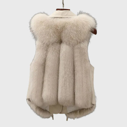 Noreva Faux Fur Vest – Luxuriøs Vinter Elegance