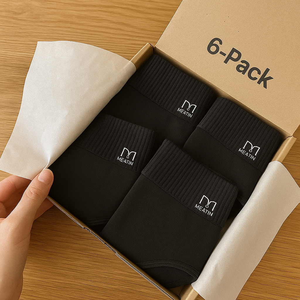 Comfora | 6-pack andningsbara och bekväma högmidjade trosor med magstöd