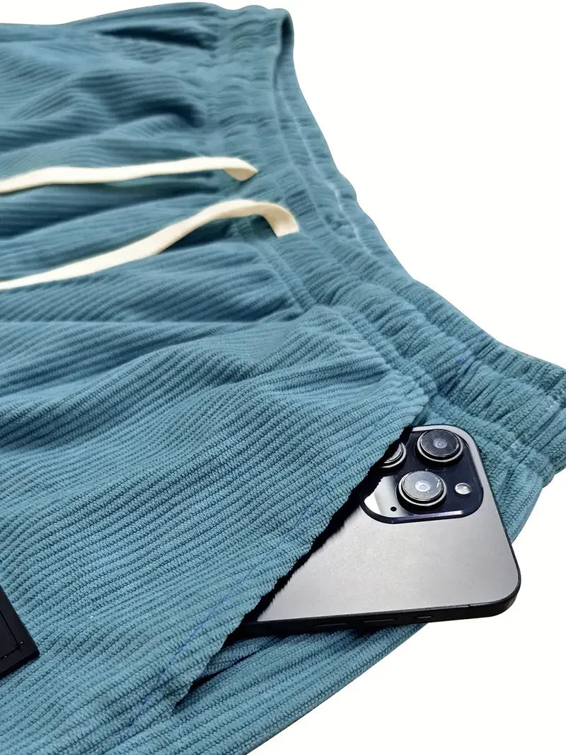 Noreva | Byxor med snörning och avslappnad passform