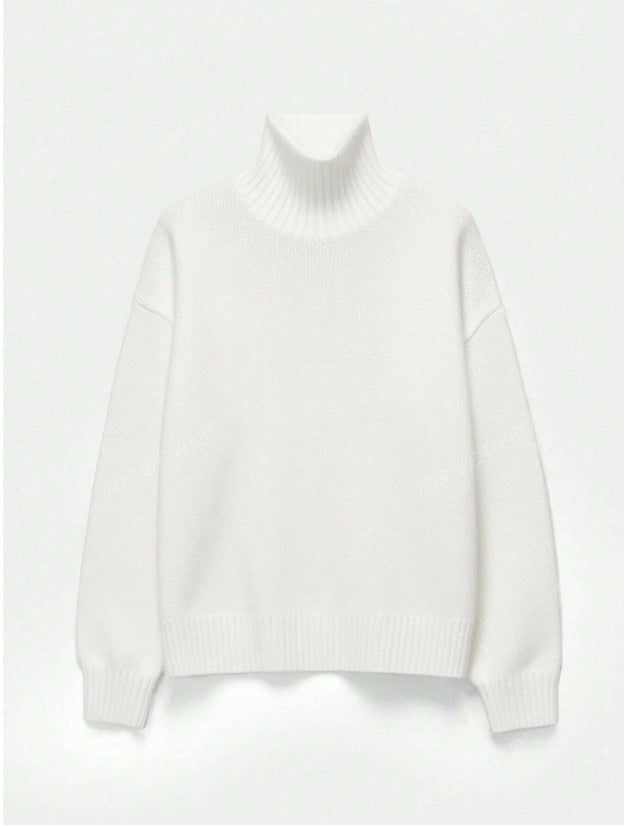Vinter Luxe Rullekrave – Cozy Chic i Cremehvid