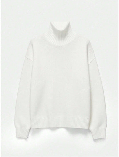 Vinter Luxe Rullekrave – Cozy Chic i Cremehvid