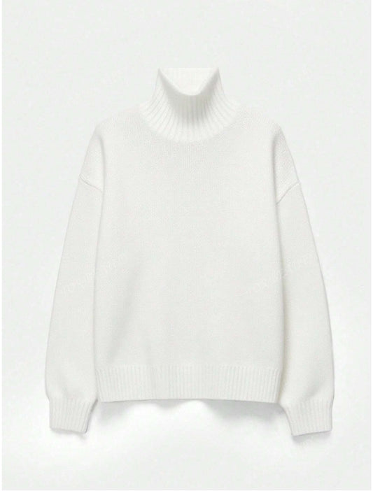 Vinter Luxe Rullekrave – Cozy Chic i Cremehvid