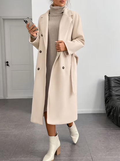 Ikonisk Beige Trenchcoat - Tidløs Elegance til Enhver Anledning